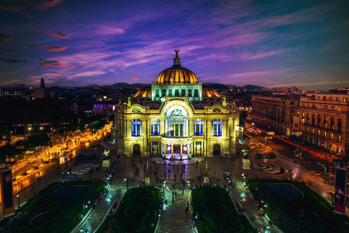 Palacio De Bellas Artes, Palace of Fine Arts, Mexico City