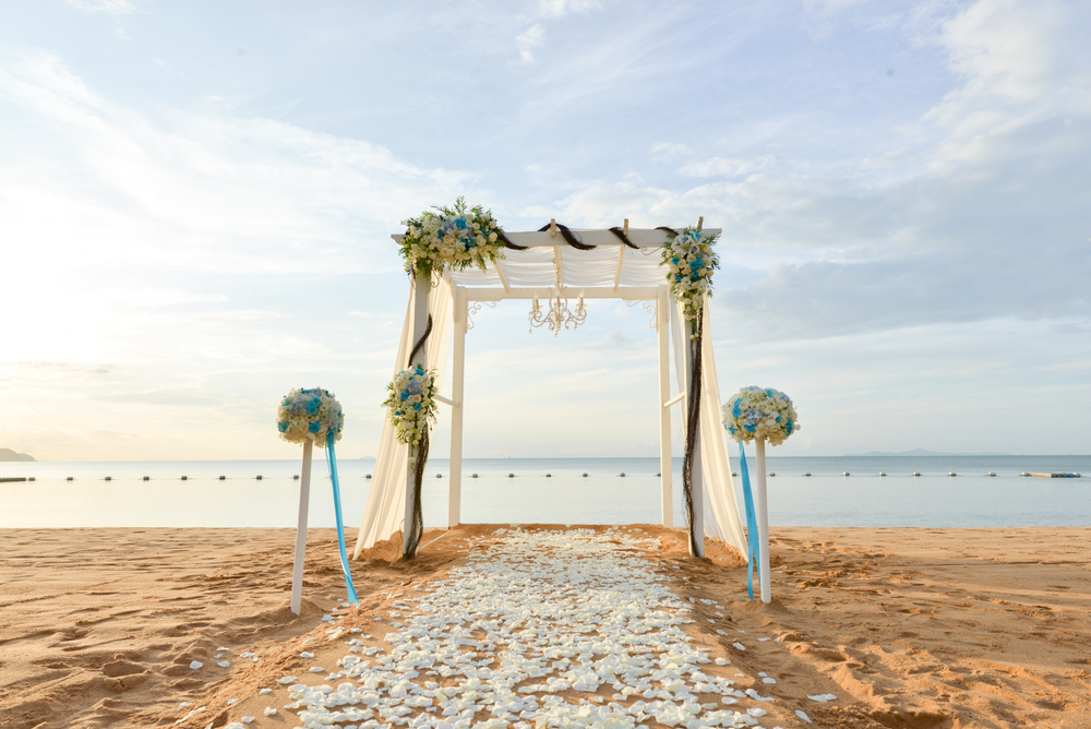 Beach Wedding Setup